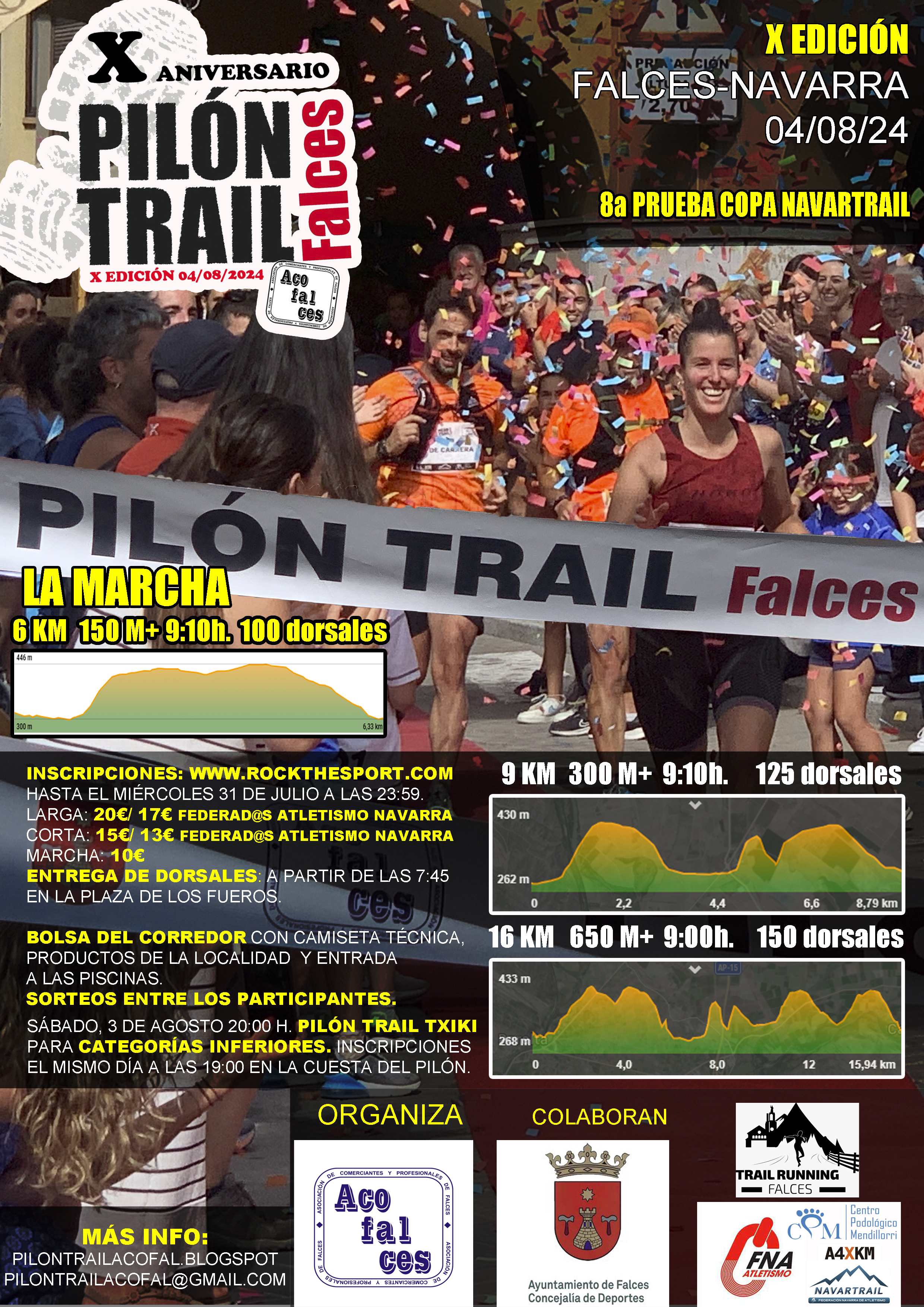 Próximas competiciones Ruta y Trail